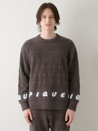 [HALLOWEEN] MENS Baby Moco Pique Logo Jacquard Pullover