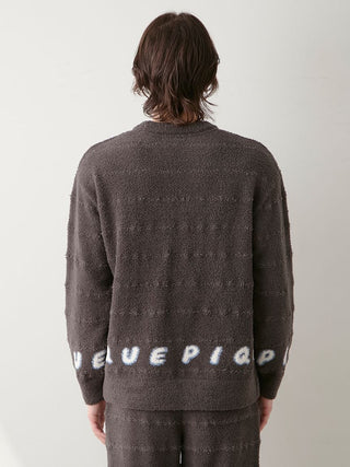 [HALLOWEEN] MENS Baby Moco Pique Logo Jacquard Pullover