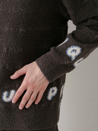 [HALLOWEEN] MENS Baby Moco Pique Logo Jacquard Pullover