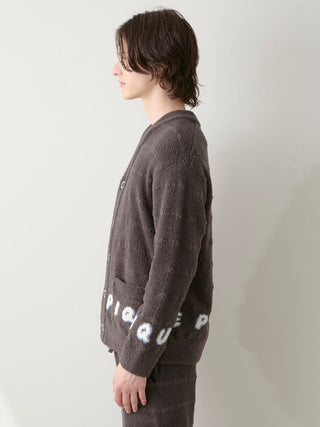 [HALLOWEEN] MENS Baby Moco Pique Logo Jacquard Cardigan