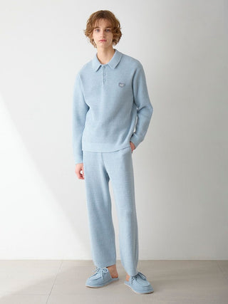 Men's Waffle Heart Sagara Knit Shirt