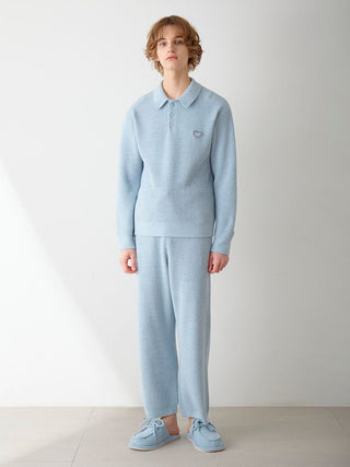 Men's Waffle Heart Sagara Knit Shirt