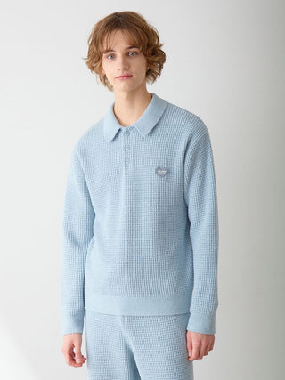 Men's Waffle Heart Sagara Knit Shirt