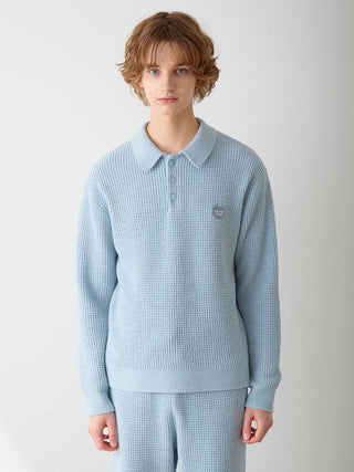 Men's Waffle Heart Sagara Knit Shirt