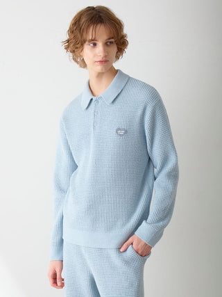 Men's Waffle Heart Sagara Knit Shirt