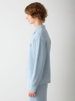 Men's Waffle Heart Sagara Knit Shirt