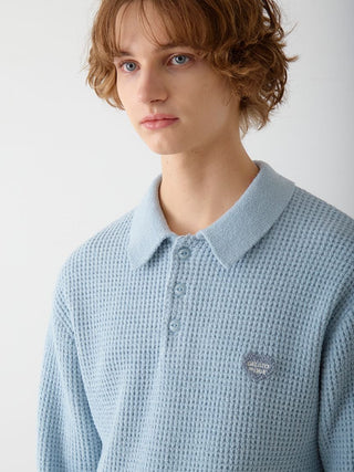 Men's Waffle Heart Sagara Knit Shirt
