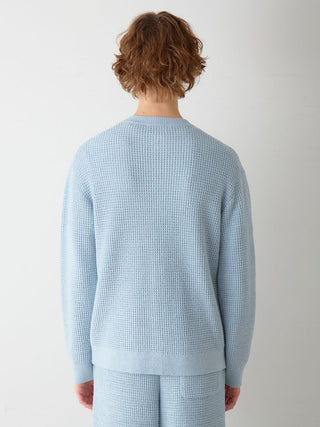 Men's Waffle Heart Sagara Knit Cardigan