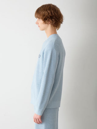 Men's Waffle Heart Sagara Knit Cardigan