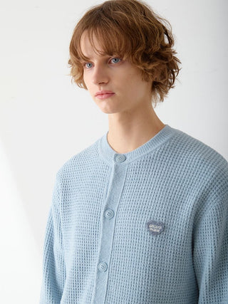 Men's Waffle Heart Sagara Knit Cardigan