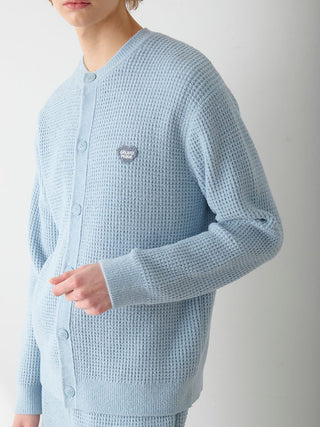 Men's Waffle Heart Sagara Knit Cardigan