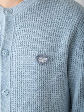 Men's Waffle Heart Sagara Knit Cardigan
