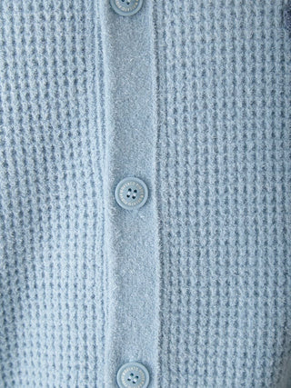 Men's Waffle Heart Sagara Knit Cardigan