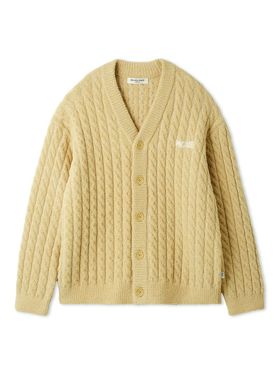 Men's Melange Cardigan gelato pique