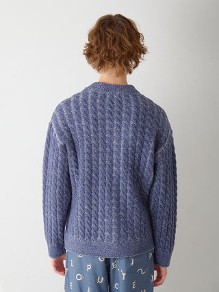 Men's Melange Cardigan