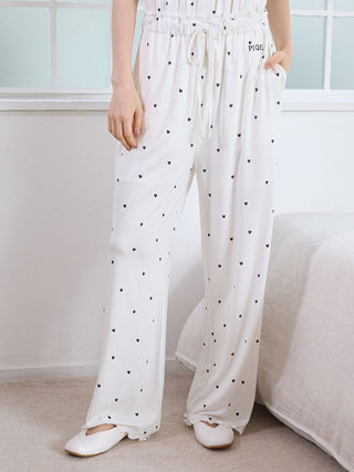 Cool-touch Heart Frilled Pants