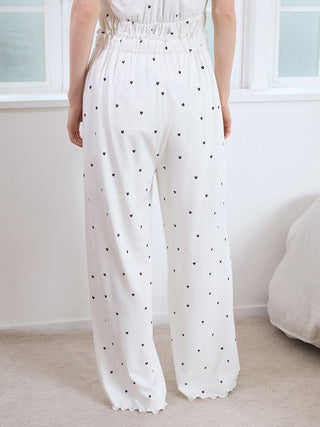 Cool-touch Heart Frilled Pants