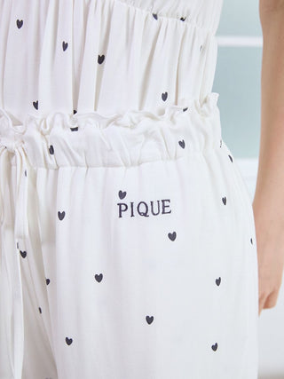 Cool-touch Heart Frilled Pants