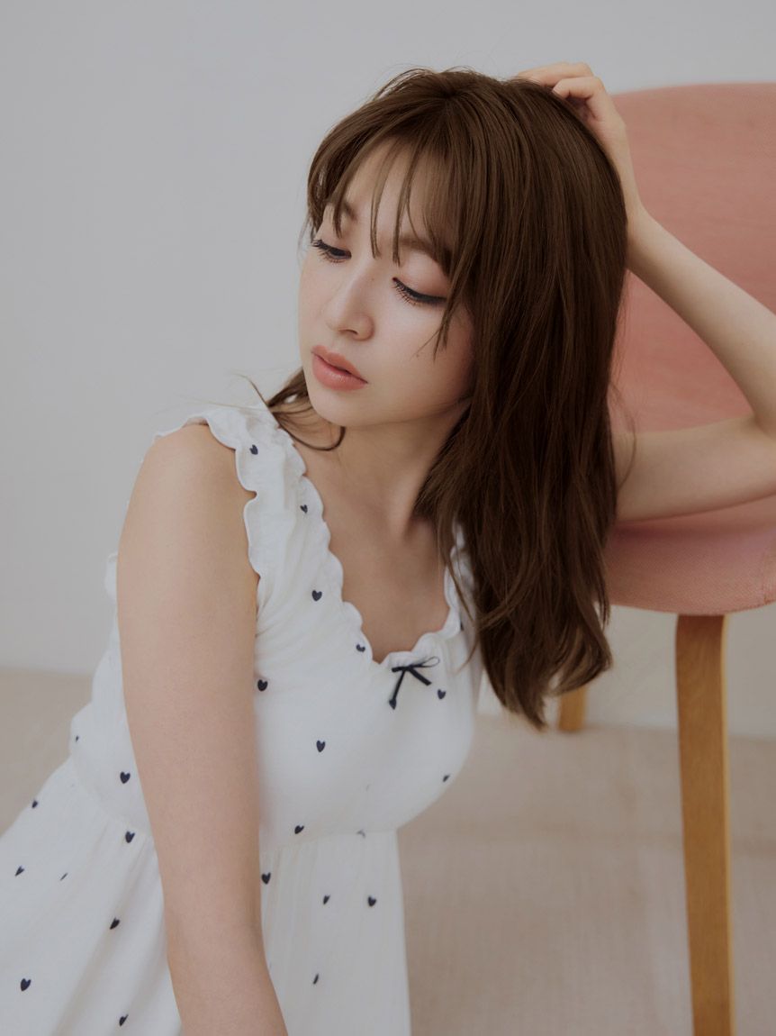 Cool-touch Heart Tank-top With Built-in Bra