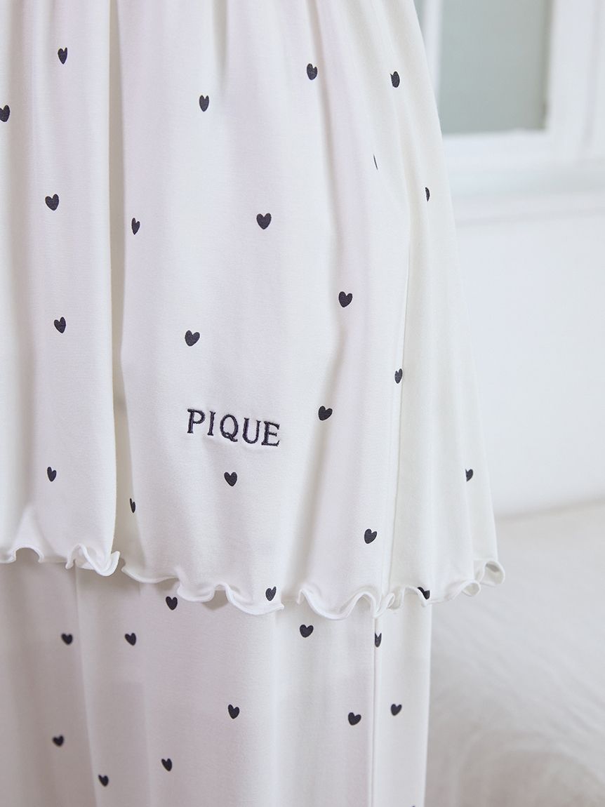 Cool-touch Heart Tank-top With Built-in Bra