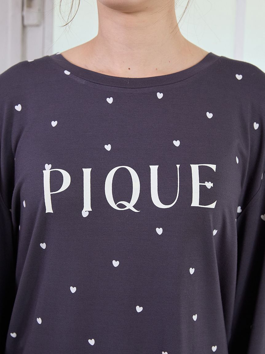 Cool-touch Heart Logo T-Shirt & Shorts Set