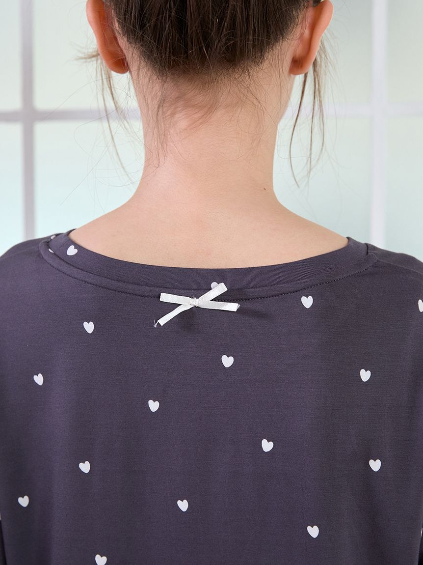 Cool-touch Heart Logo T-Shirt & Shorts Set