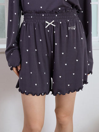 Cool-touch Heart Logo T-Shirt & Shorts Set