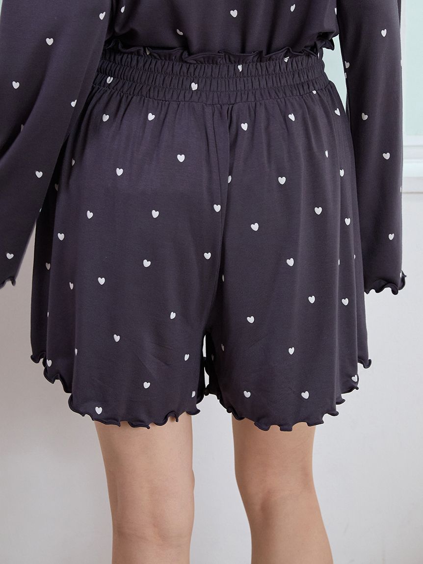 Cool-touch Heart Logo T-Shirt & Shorts Set