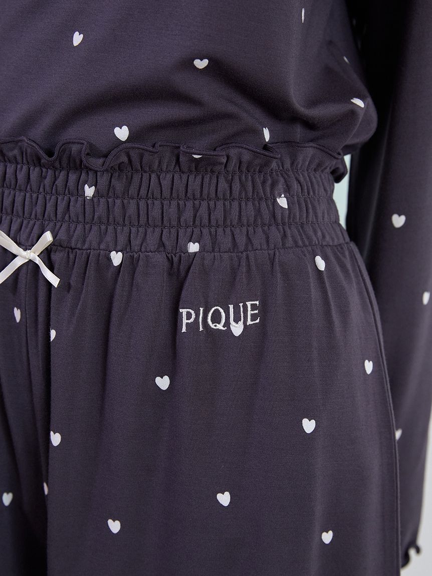 Cool-touch Heart Logo T-Shirt & Shorts Set