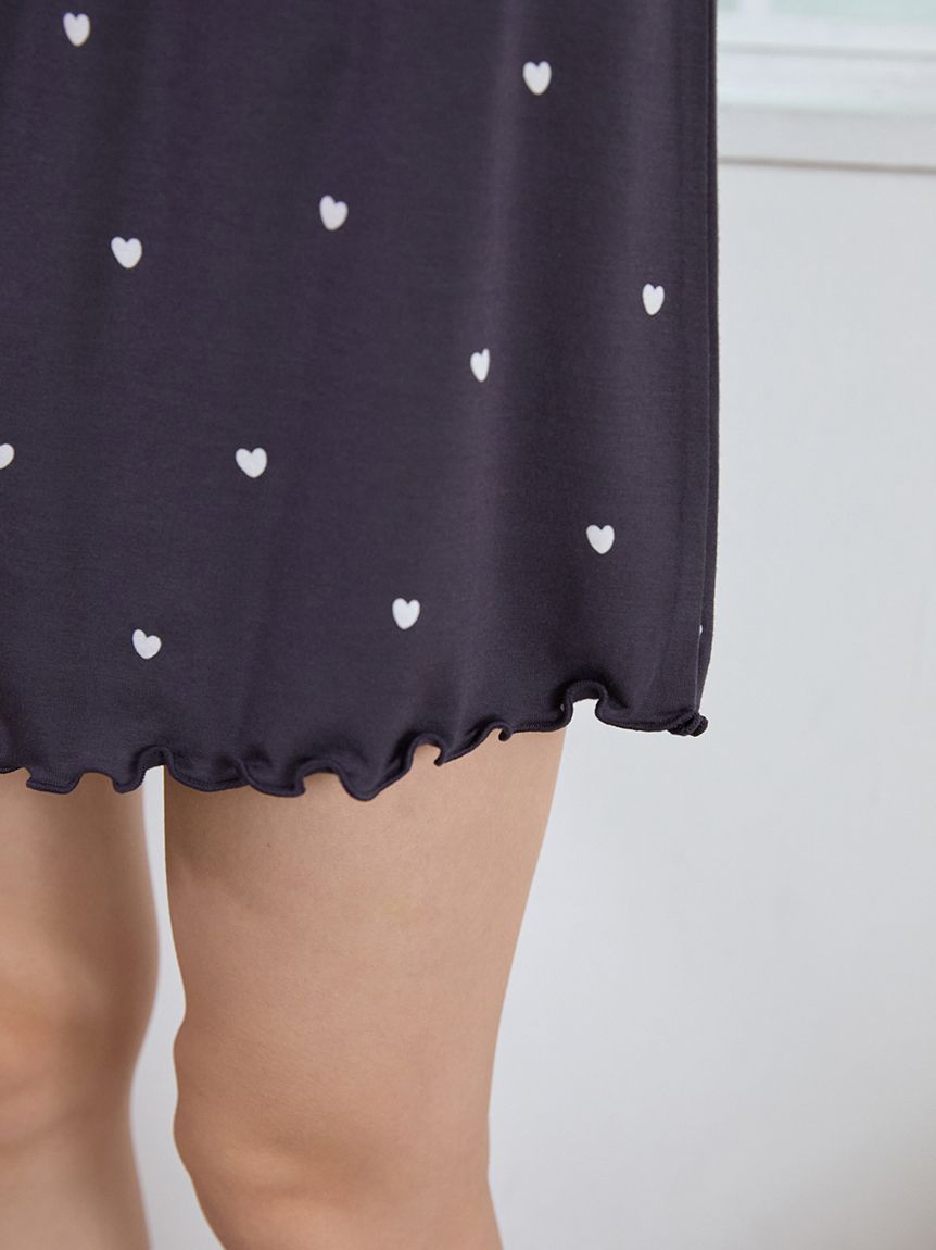 Cool-touch Heart Logo T-Shirt & Shorts Set