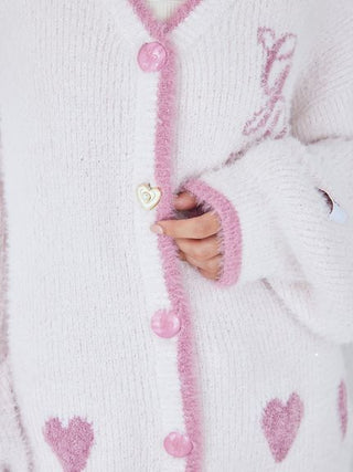 [HOLIDAY] Glittering Feather Cardigan & Shorts Set