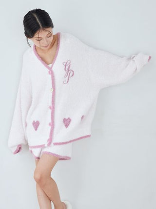 [HOLIDAY] Glittering Feather Cardigan & Shorts Set