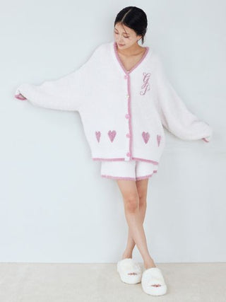[HOLIDAY] Glittering Feather Cardigan & Shorts Set