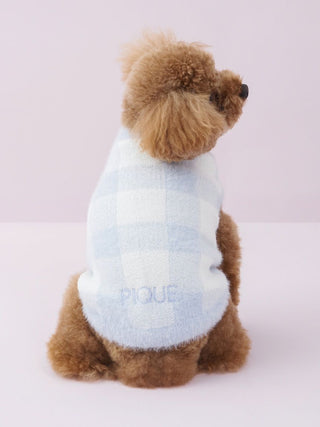 [CAT&DOG] Checkered Pet Pullover