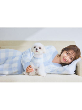 [CAT&DOG] Checkered Pet Pullover