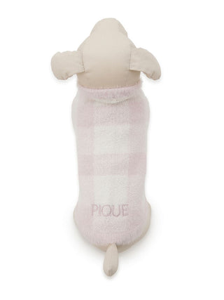 [CAT&DOG] Checkered Pet Pullover