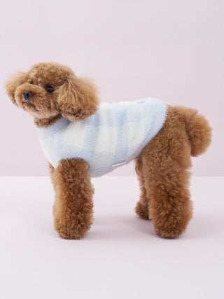 [CAT&DOG] Checkered Pet Pullover