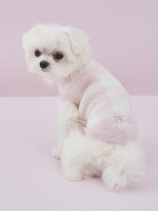 [CAT&DOG] Checkered Pet Pullover