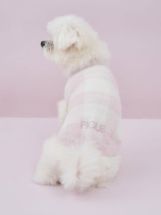 [CAT&DOG] Checkered Pet Pullover