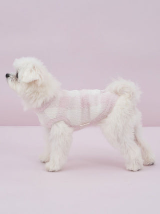 [CAT&DOG] Checkered Pet Pullover