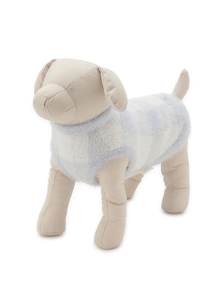 [CAT&DOG] Checkered Pet Pullover