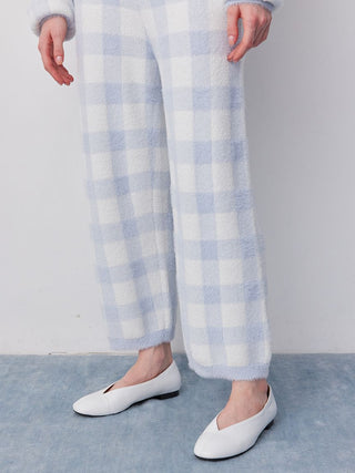 Checkered Cardigan & Long Pants Set
