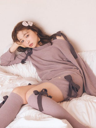 [Sleep] Ribbon Compression Socks - view 9