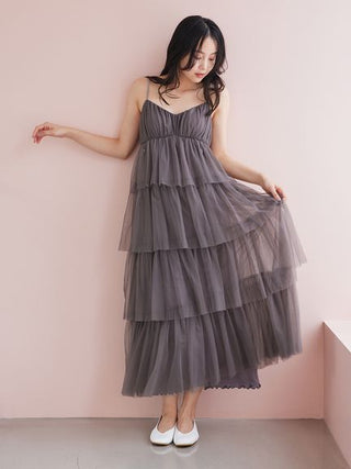 Tulle Dress with Built-in bra - view 12