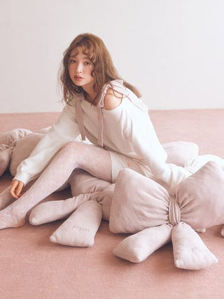 Airy Moco Ribbon Pullover & Shorts Set - view 40