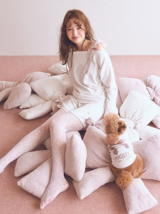 Airy Moco Ribbon Pullover & Shorts Set - view 39