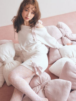 Airy Moco Ribbon Pullover & Shorts Set - view 37