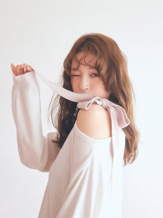 Airy Moco Ribbon Pullover & Shorts Set - view 36