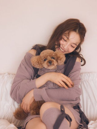 Airy Moco Ribbon Pullover & Shorts Set - view 33