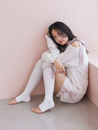 Airy Moco Ribbon Pullover & Shorts Set - view 27